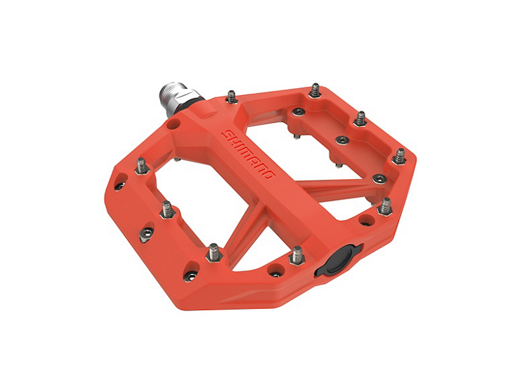Shimano Pedal Flat For Bmx/dh Pd-gr400 Red - Cykelpedal