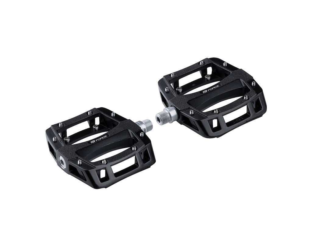 FORCE pedaler BMX/Downhill i aluminium - Sort