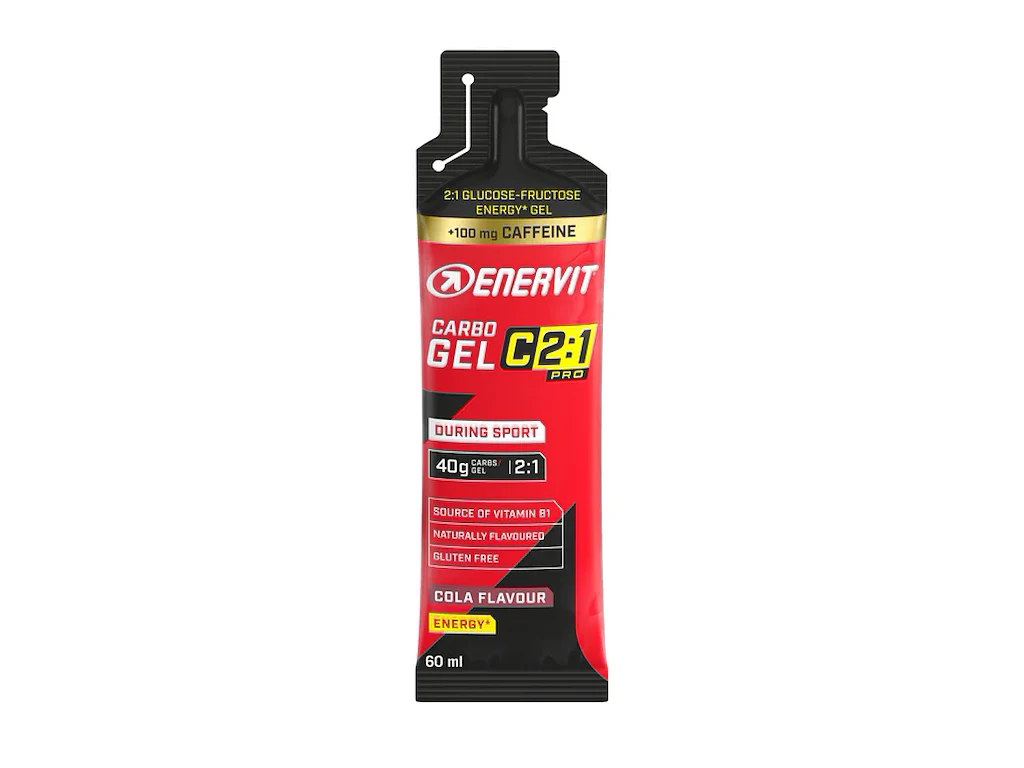 Enervit C2:1 Carbo Gel - Cola - Med Koffein - 60 ml