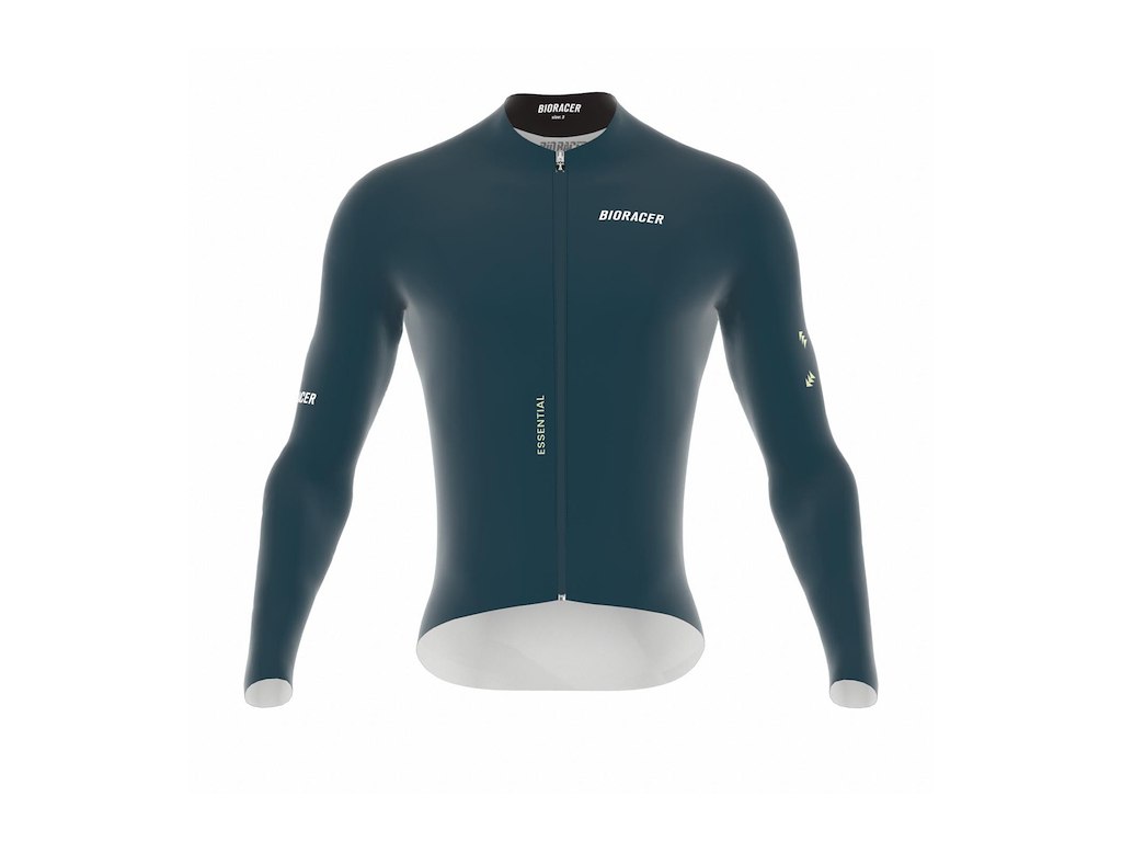 Bioracer Epic LS Jersey - Cykeltrøje - Lange Ærmer - Herre - Graphite Blue - S