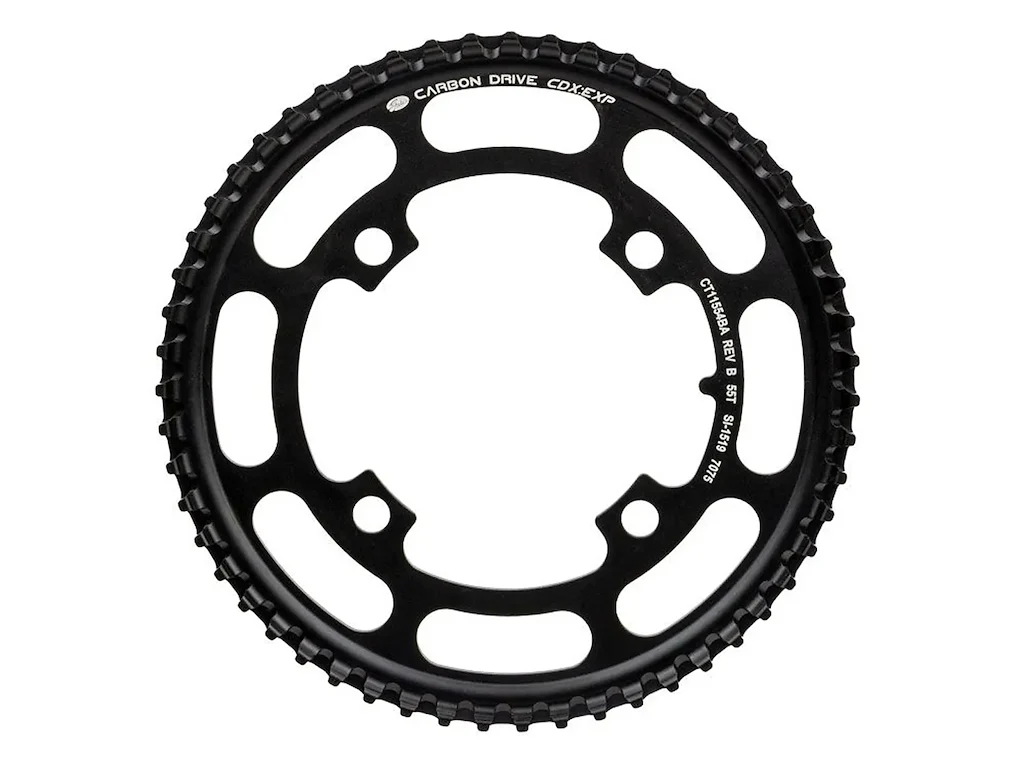 Gates CDX-EXP klinge 55 tands til remtræk singlespeed - BCD 104mm 4 huls