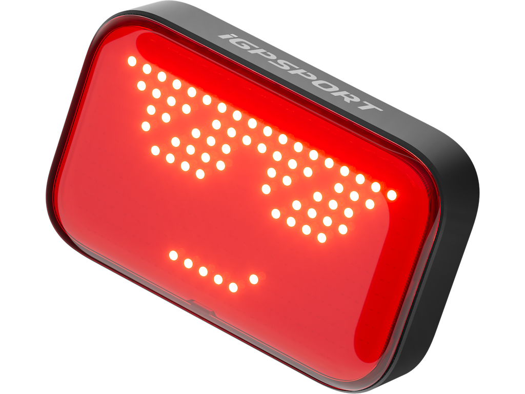 iGPSPORT Expression baglygte med display 30 Lumen