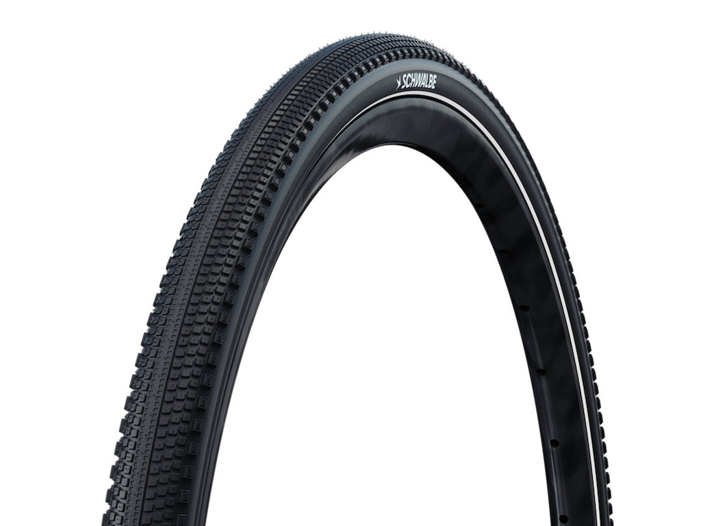 Schwalbe G-One Comp Plus Active Tube - Gravel tråddæk 28x1,35 (35-622) E-25 Sort refleks