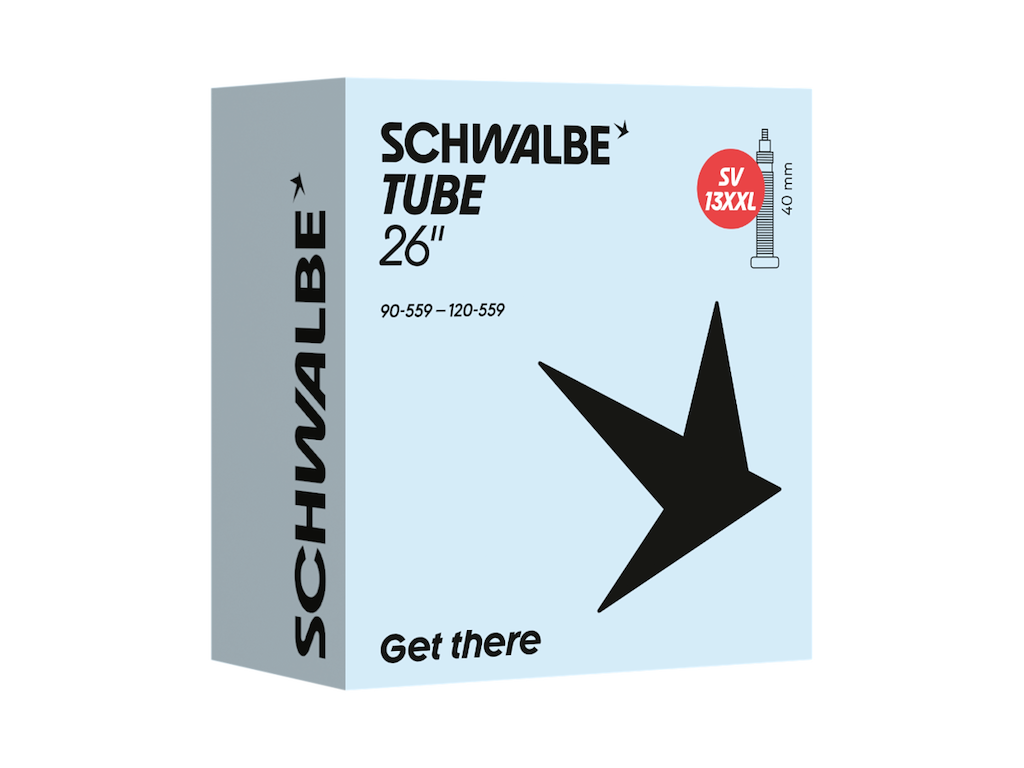 Schwalbe slange 26"x3,60-4,80 (90/120-559) med 40mm lang racerventil SV13XXL