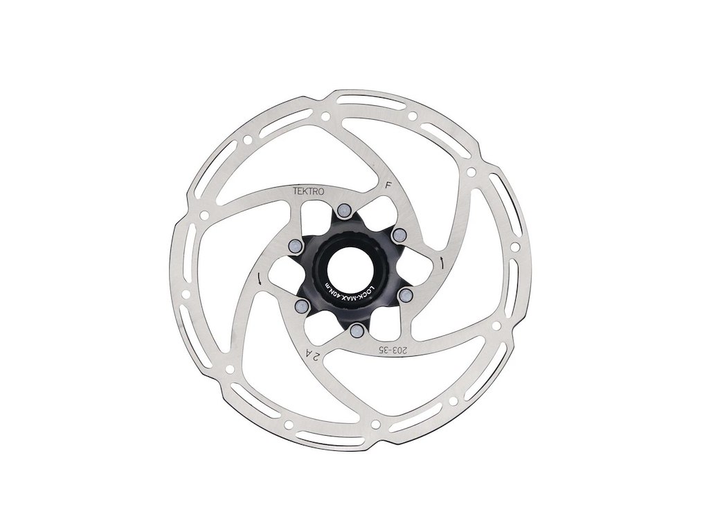Tektro Cargo bremseskive ø203mm 2,3mm tyk til center lock - Stor effektmodulering