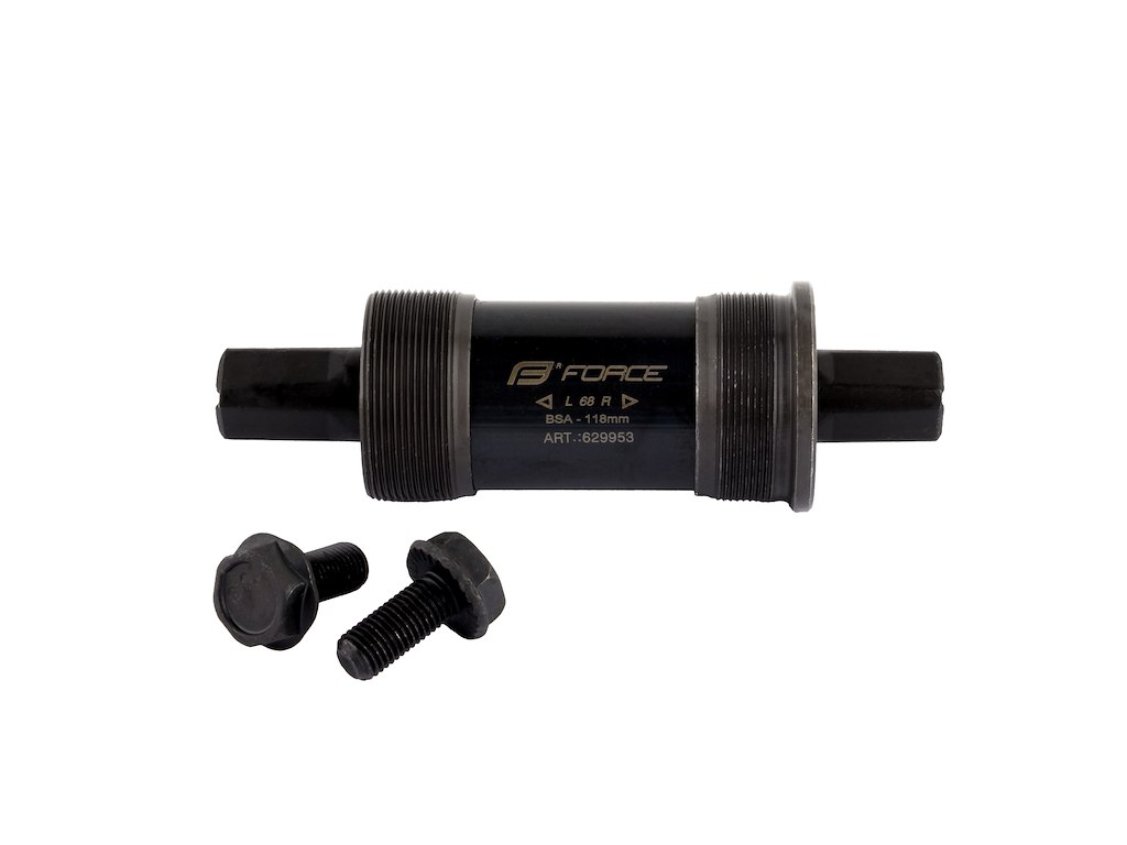 FORCE ECO krankboks BSA 118 mm skåle og hus i stål firkantet aksel