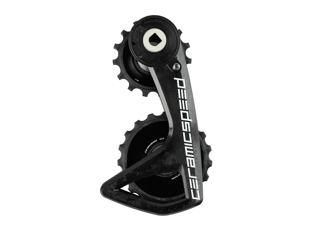 CeramicSpeed OSPW RS ALPHA for Sram Force E1 og Rival E1 Sort Team logo
