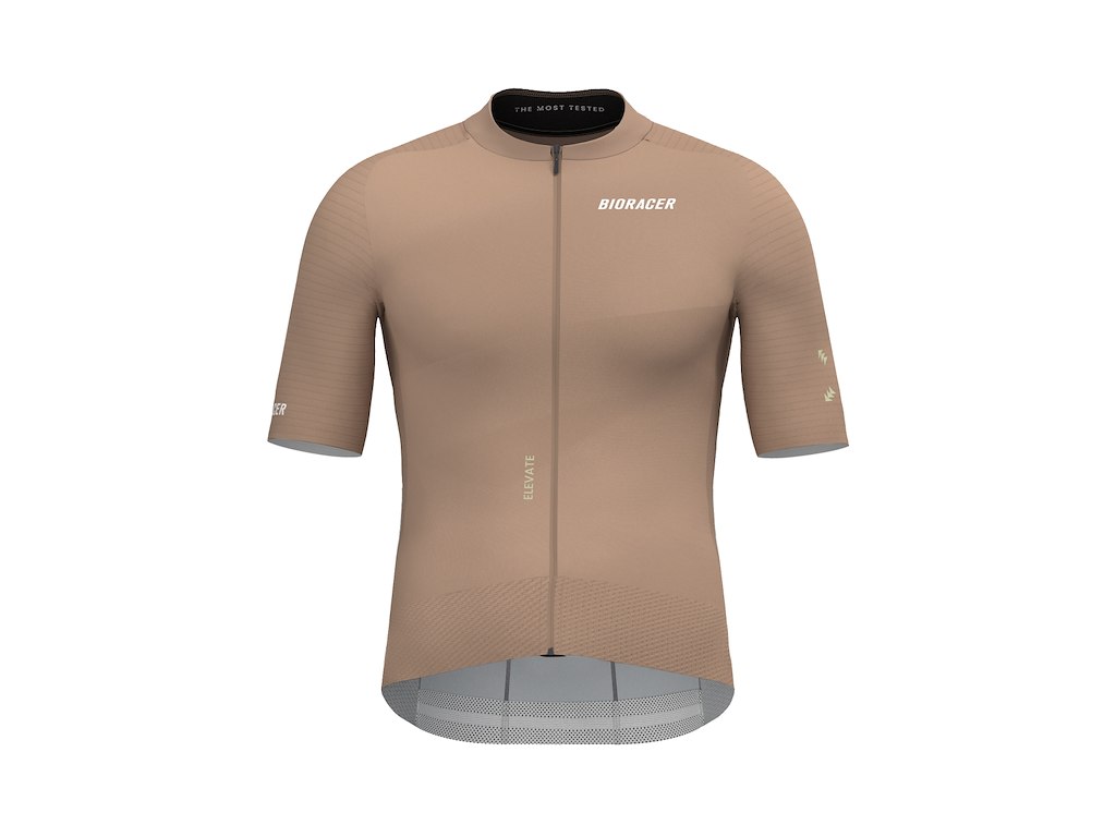 Bioracer Epic Elevate Jersey - Cykeltrøje - Korte Ærmer - Herre - Sand Storm - S