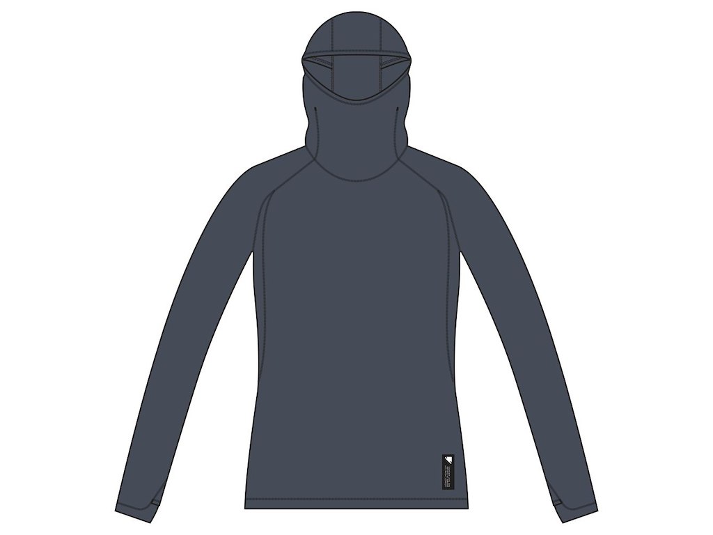 Endura Alltrack Roam Scuba Hoddie - Dame - Carbon Grey - Str. L