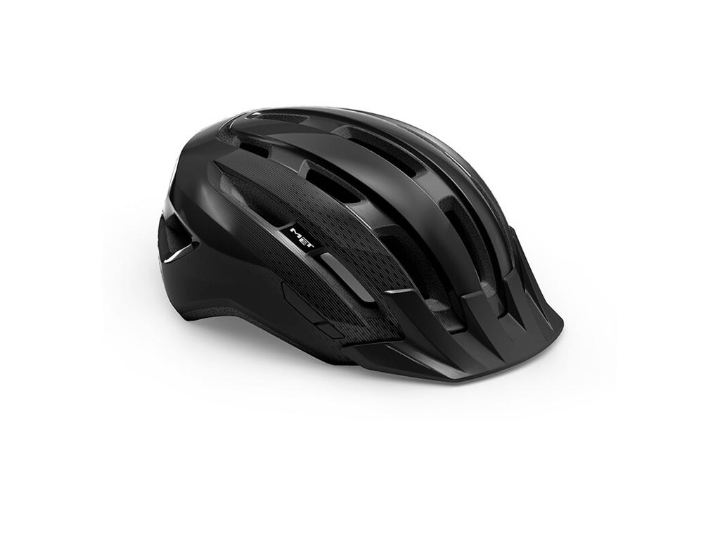 MET Helmet Downtown Black/Glossy L (58-61 cm)