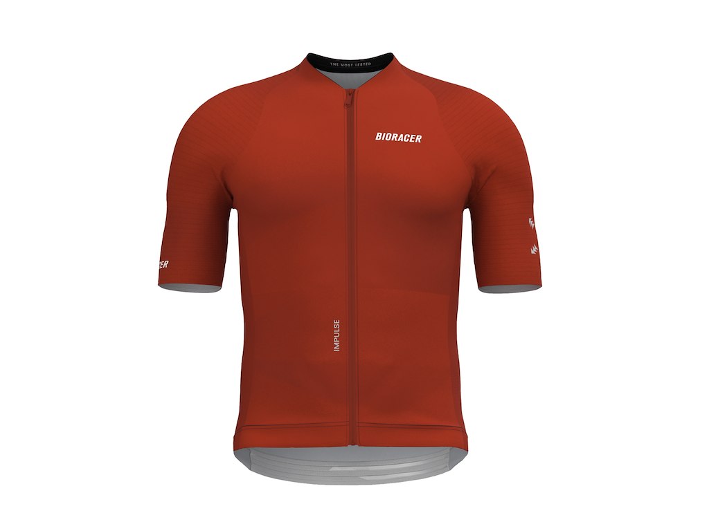 Bioracer Icon Impulse Jersey - Cykeltrøje - Korte Ærmer - Herre - Terra Cotta - L