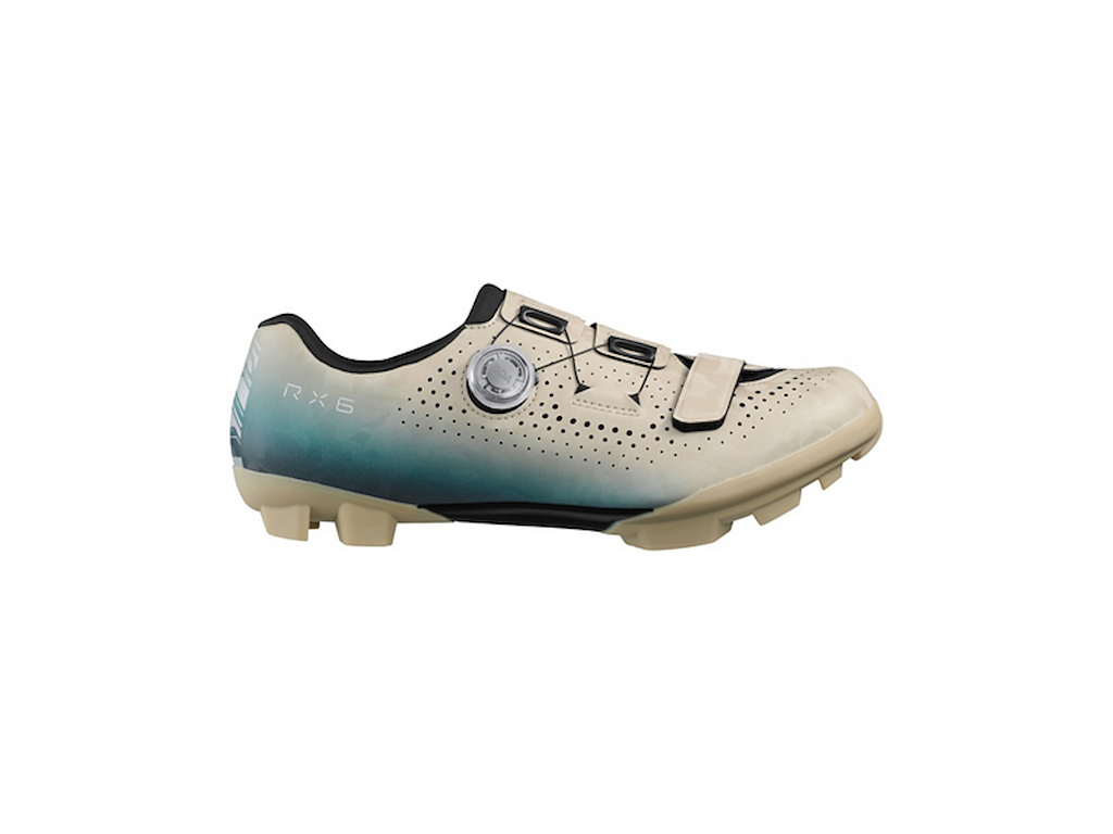 Shimano RX600 - Cykelsko Gravel - Beige/Blå - Str. 40
