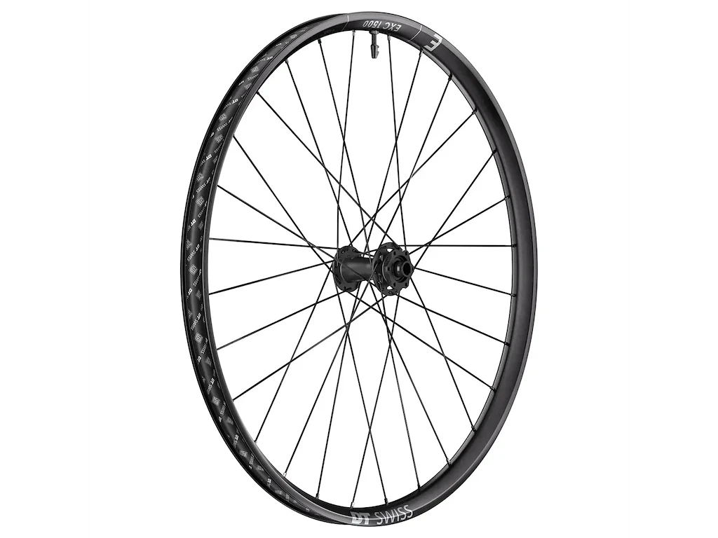 DT Swiss EXC 1500 forhjul 27,5" enduro carbon fælg skivebremse 6 bolt 15x110 mm E-Thru sort