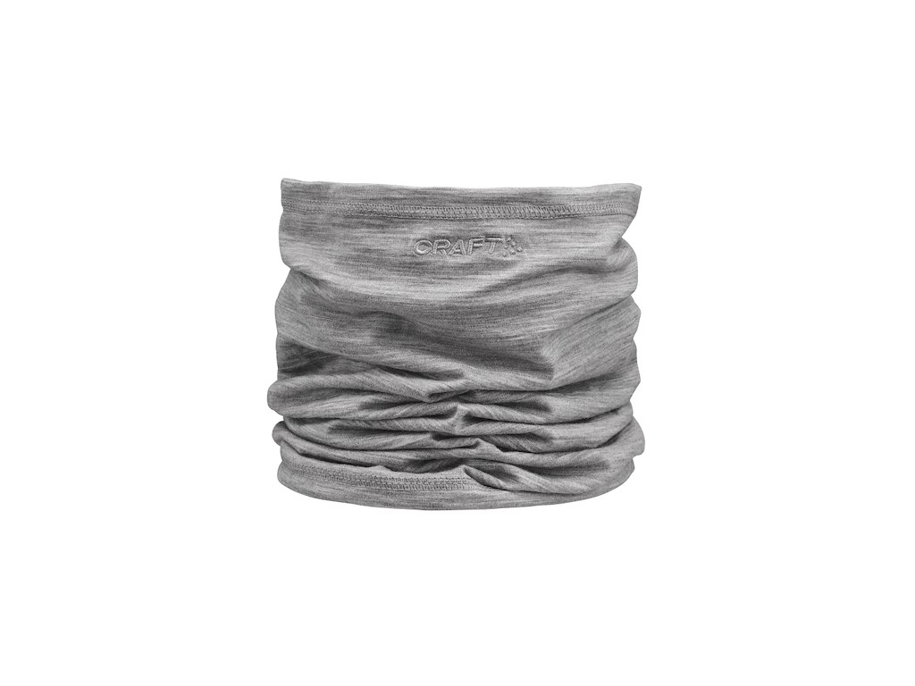 Craft Wool Necktube Str. Grå - Ideel til løb og udendørs aktiviteter, holder dig varm og komfortabel