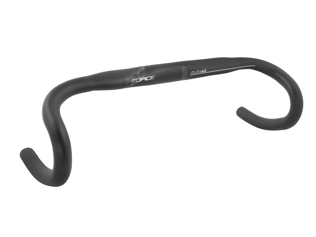 FORCE styr road H9.2 31,8/420 mm aluminium sort