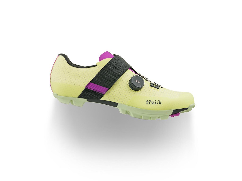 Fizik Vento Ferox carbon XC cykelsko lime/purple unisex