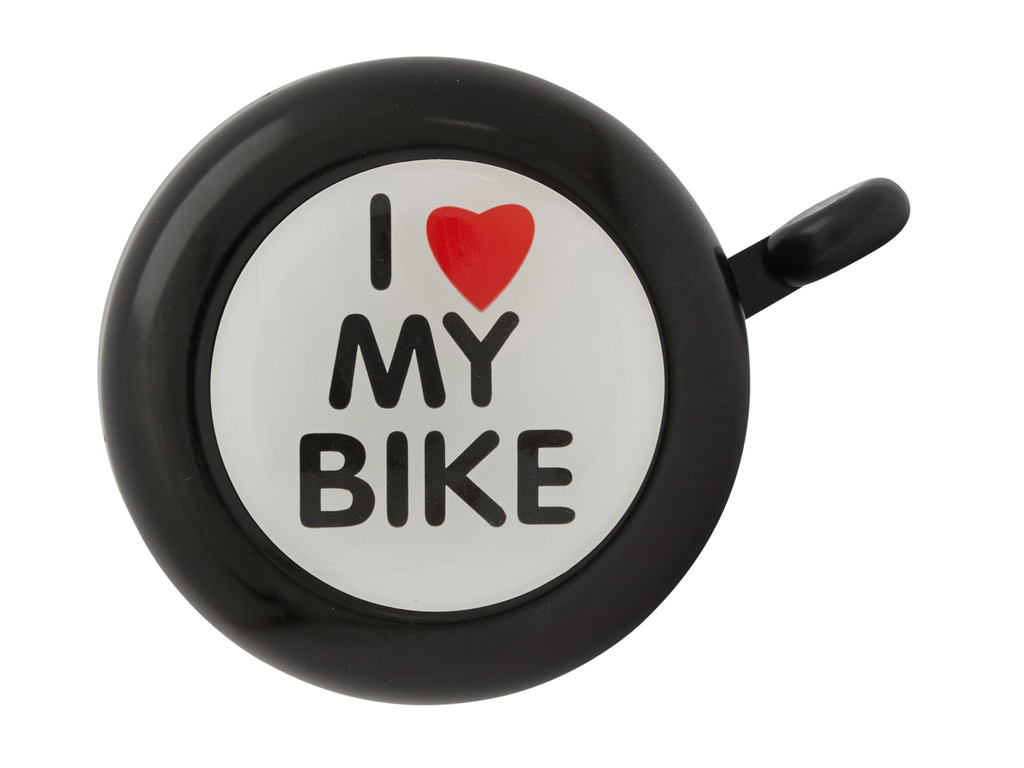 OnGear ringeklokke I love my bike sort