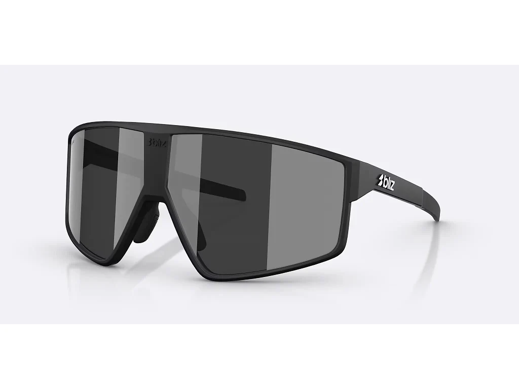 Bliz P002 X-Large cykelbriller matsort/smoke/silver mirror