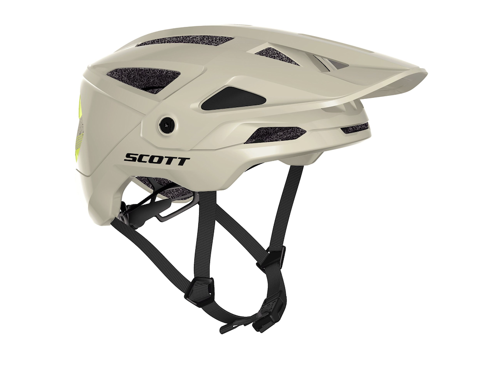 Scott Stego Plus (MIPS) Hjelm - Beige/Radium Yellow