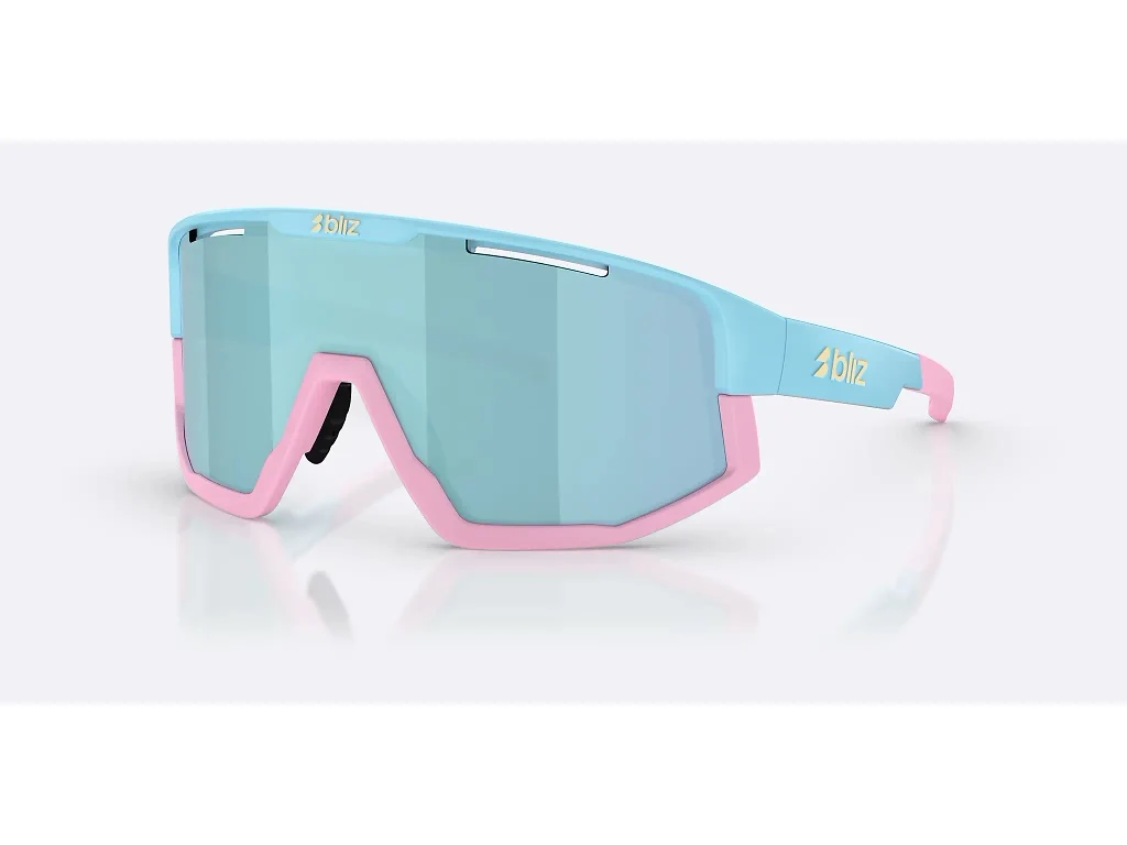 Bliz Fusion XX-Small - Cykelbriller - Matt Pastel Blue/Smoke/Ice Blue Multi