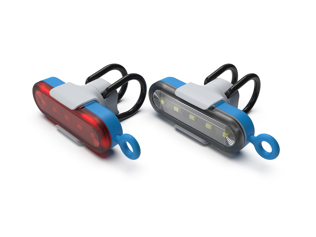 Reelight Stadium lygtesæt USB opladelig lumen 65 blå