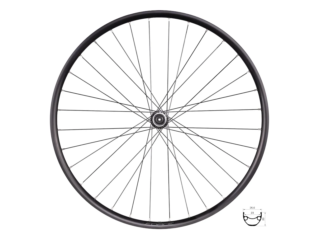 FORCE Basic forhjul 29"(622x23) Disc Center lock 32 eger huller