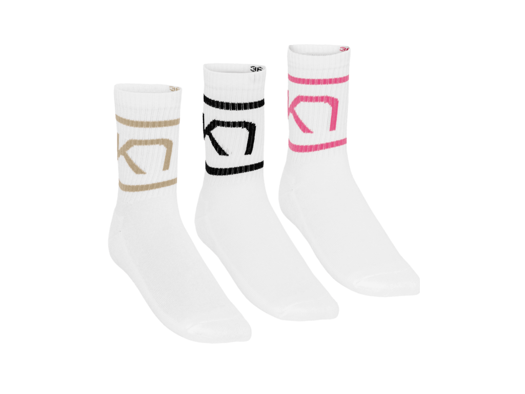 Kari Traa Tennis Sock 3-Pak - Strømper - Pink - Str. 36/38