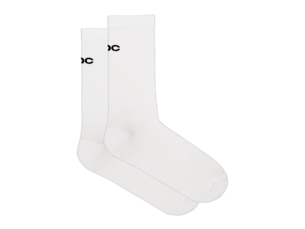POC Cadence Road Long Sock - Cykelstrømper - Hydrogen White - Str. X-Large/46-48