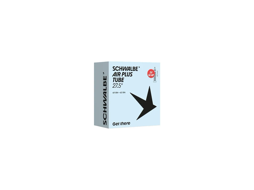 Schwalbe Air Plus - Slange 27,5 x1,50-2,40 med 40mm lang Racerventil SV14AP