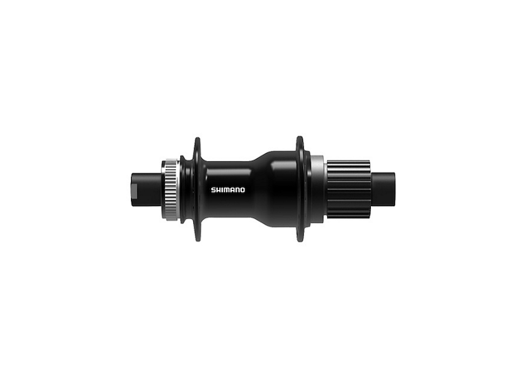 Shimano - Bagnav E-Thru til Disk center lock og 12 speed - 148mm bred - Til 28 eger - FH-TC500-MS-B
