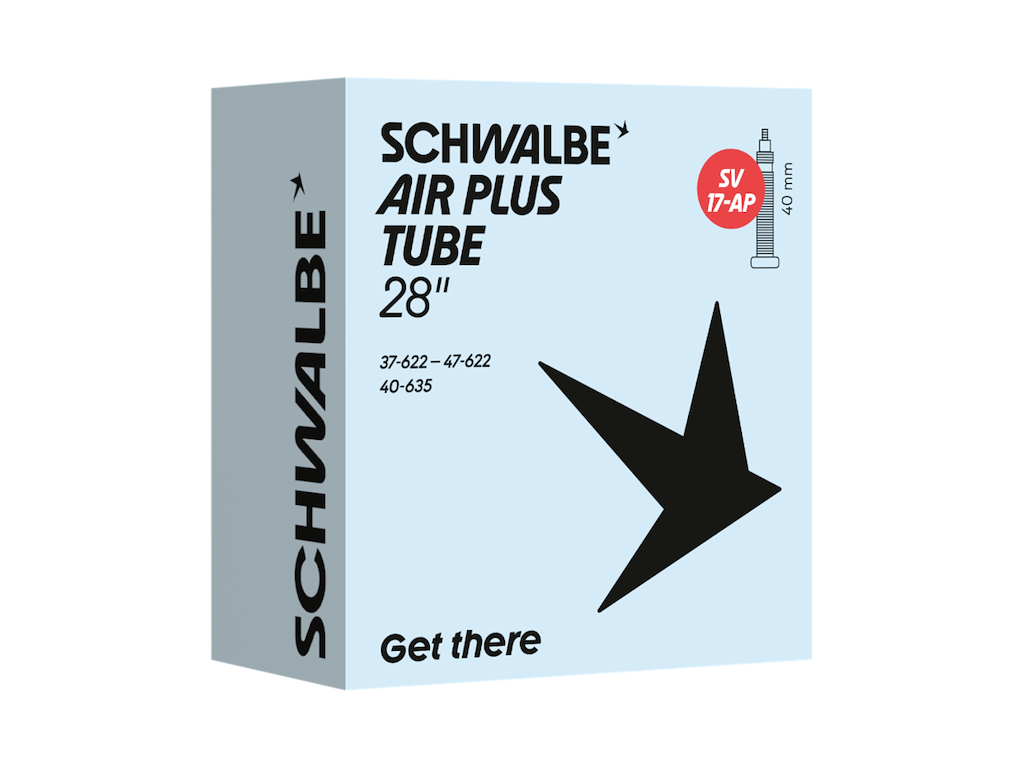 Schwalbe Air Plus slange 28"x1,50-1,90 (37/47-622/635) med 40mm lang racerventil SV17-AP