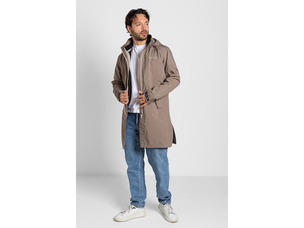 Dirtlej Weathershield Rain Coat - Jakke - Unisex - Dark Dust - Str. S