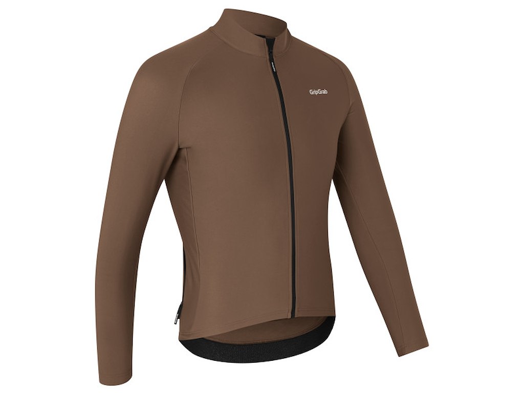 GripGrab PACR Thermal langærmet cykeltrøje brun herre