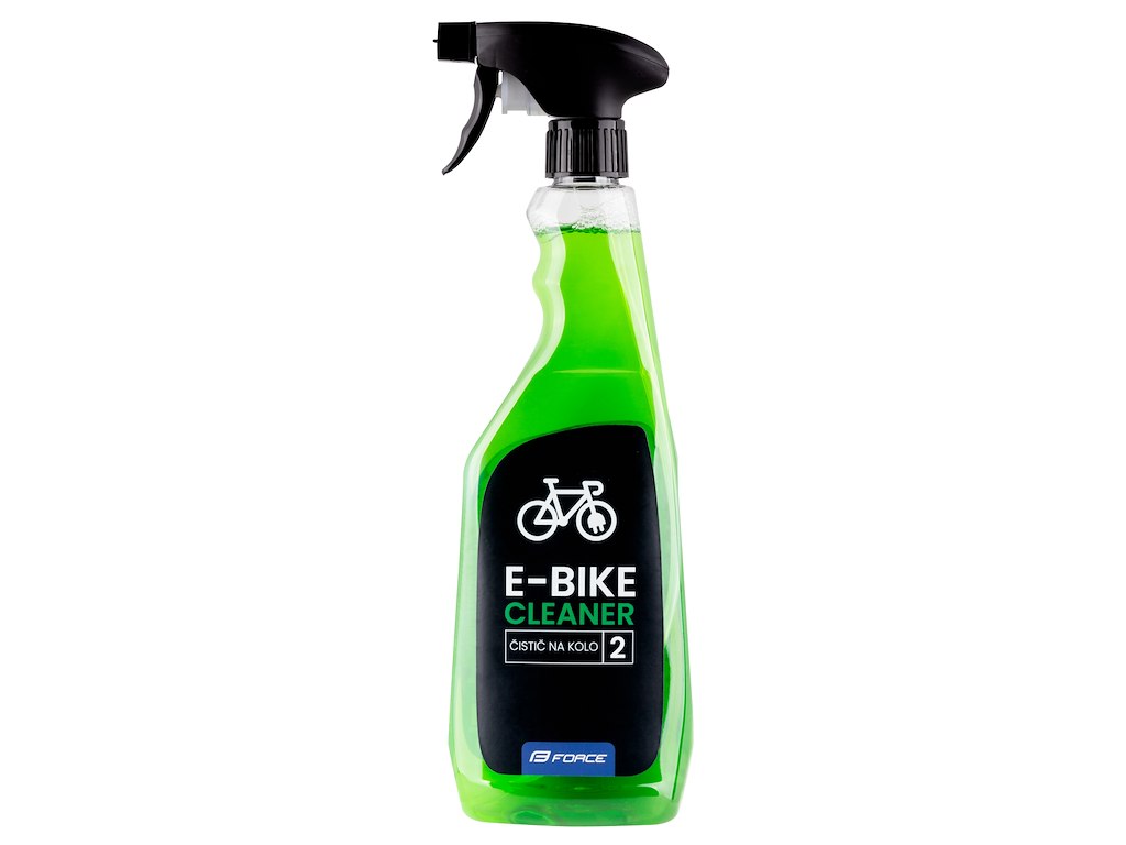 FORCE degreaser til E-Bike 0,75 liter pumpe flaske - Grøn væske