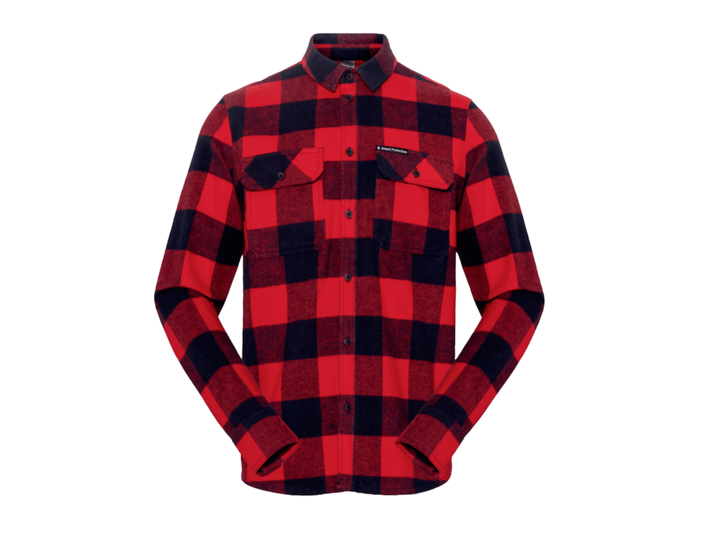 Sweet Protection Forester flannel shirt check red herre