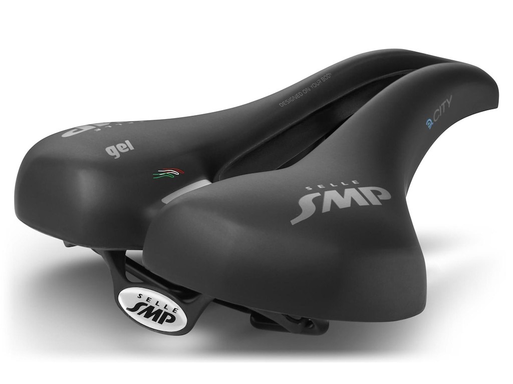 Selle SMP E-CITY sadel til e-bike sort