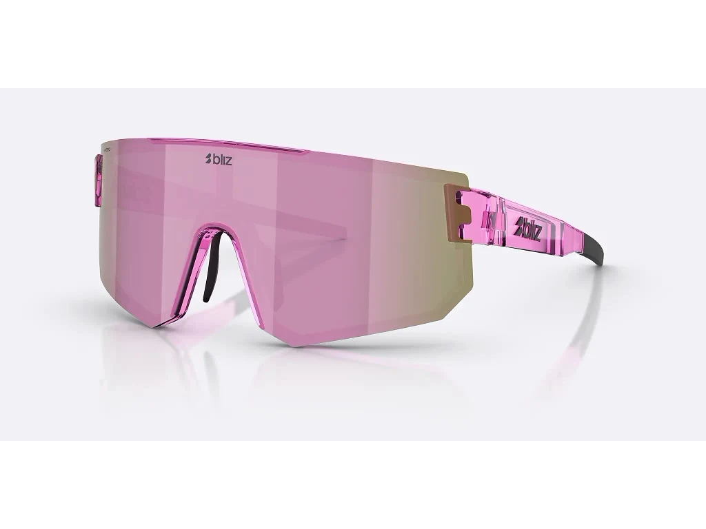 Bliz P005 X-Large cykelbriller transparent pink/brown/rose multi