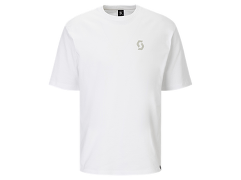 SCOTT Graphic Tee - T-Shirt - Herre - Hvid - Str. M