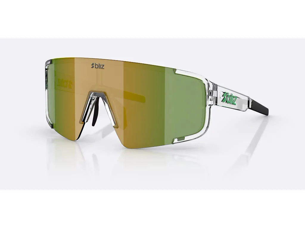 Bliz P003 Large - Cykelbriller - Transparent White/Brown/Green Multi