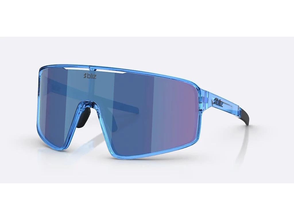 Bliz P001 Large - Cykelbriller - Transparent Blue/Smoke/Blue Multi