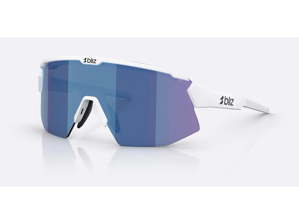 Bliz Breeze Small - Cykelbriller - Mathvid/Smoke/Blue Multi