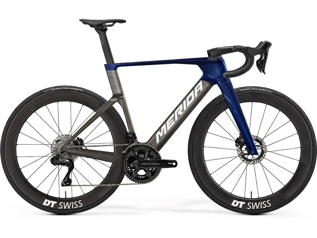 Merida Reacto Pro Racercykel Carbon slate grey/starfield purple/white