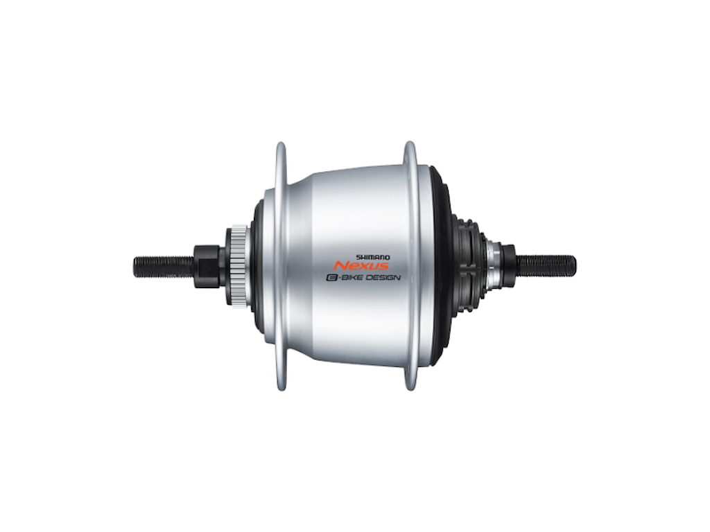 Shimano Nexus bagnav med 5 gear 187mm aksel til 32 eger sølv SG-C7000-5D til skivebremse
