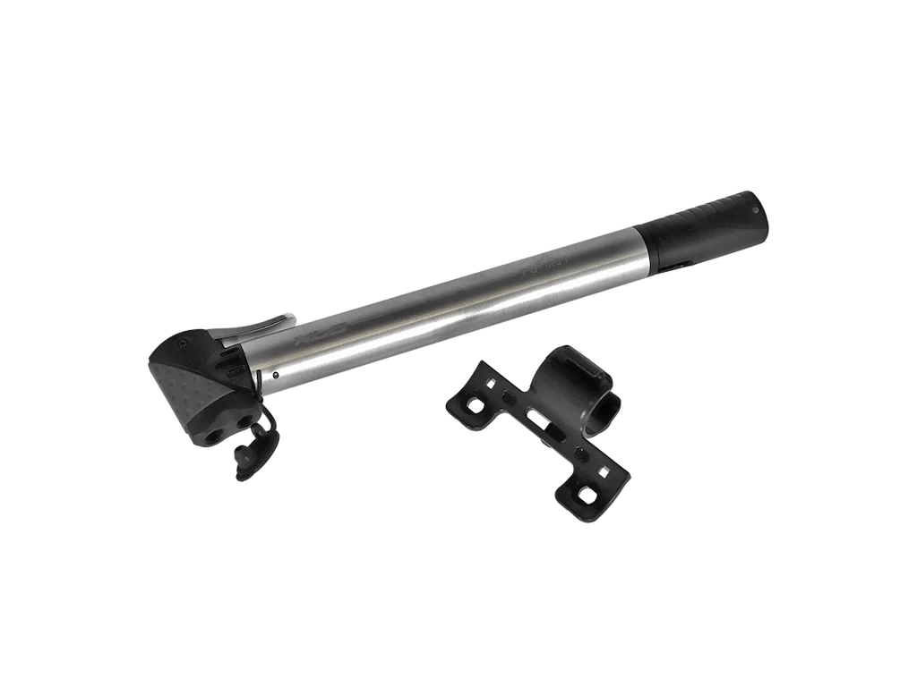 XLC mini pumpe Alpha PU-M01 6 bar/90 psi sølv
