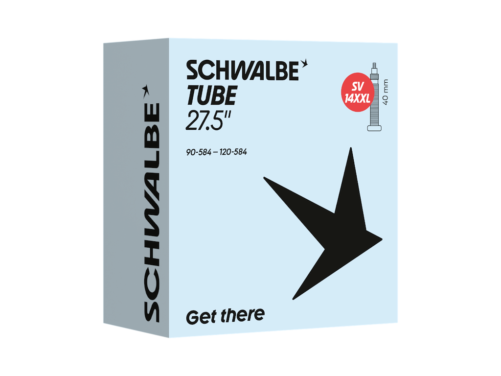 Schwalbe slange 27,5"x3,60-4,80 (90/120-584) med 40mm lang racerventil SV14XXL