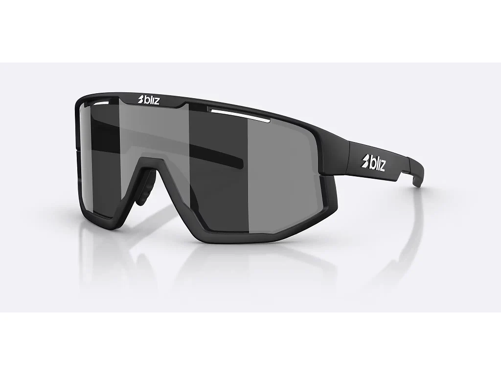 Bliz Fusion Small - Cykelbriller - Matsort/Smoke/Silver Mirror