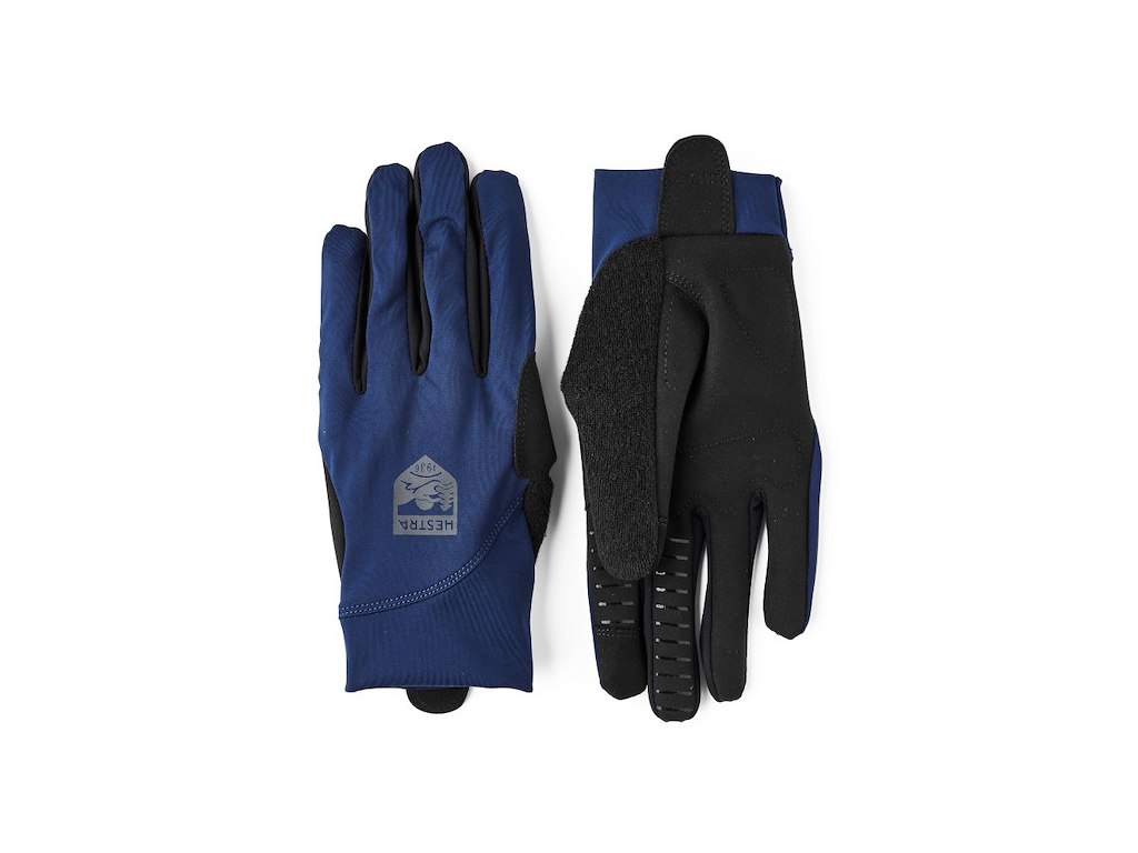 Hestra Apex Long - Cykelhandsker - Lange fingre - Blå - Str. 10/XL