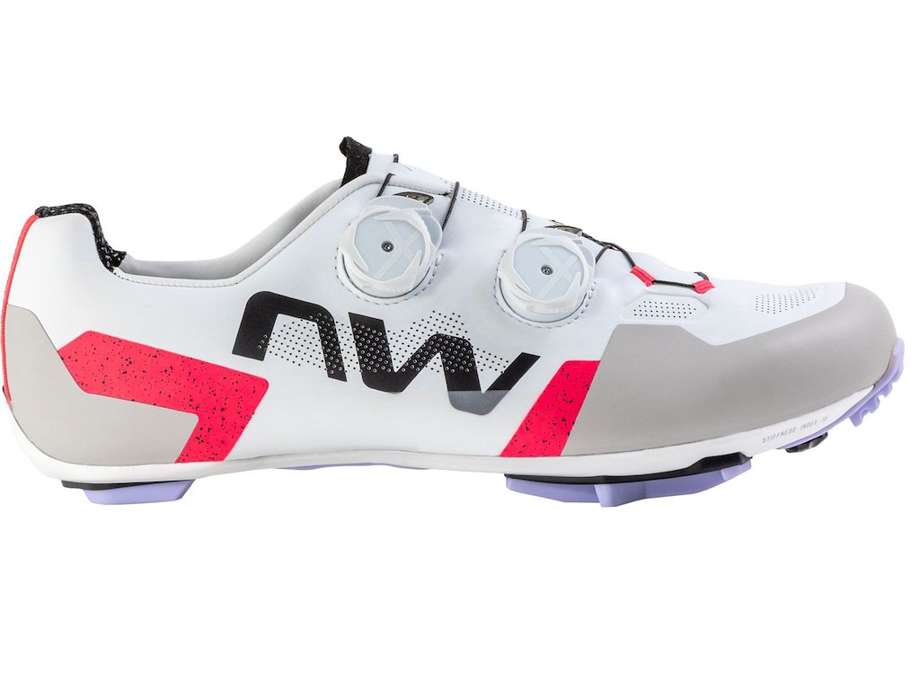 Northwave Extreme X Cykelsko XC - Herre - Hvid/Lilla/Rød - Str. - 43