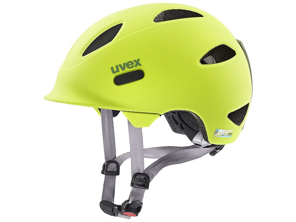 Uvex Oyo Cykelhjelm Kids - Neon Yellow Moss Green - Str. 50-54 cm