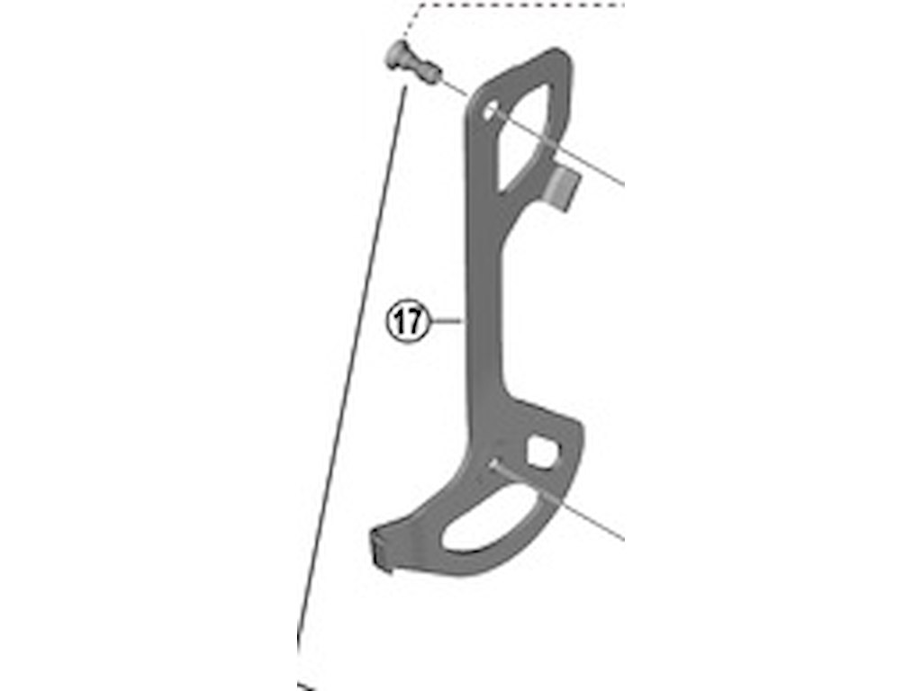 Shimano XTR Inderplade GS til bagskifter model RD-M9250